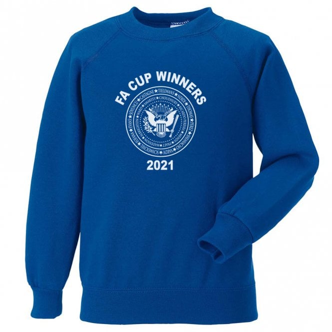 Leicester FA Cup Winners 2021 (Ramones Style) Kids Sweatshirt