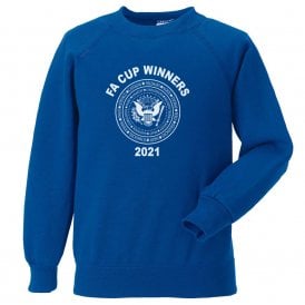 Leicester FA Cup Winners 2021 (Ramones Style) Kids Sweatshirt