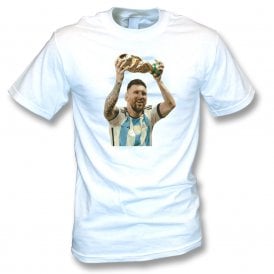 Lionel Messi World Cup Art Print Kids T-Shirt