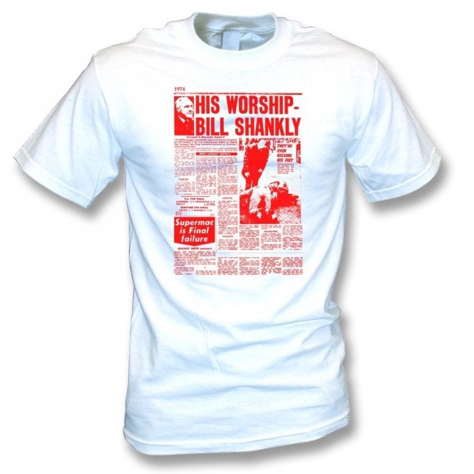 Liverpool 1974 FA Cup Headline Organic T-Shirt