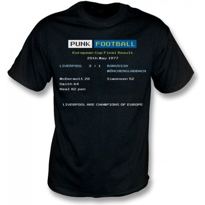 Liverpool 1977 Ceefax T-Shirt