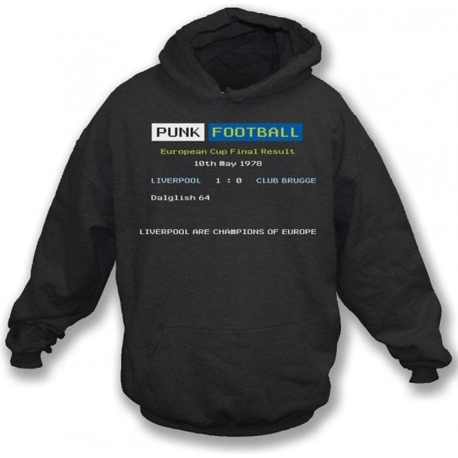 Liverpool 1978 Ceefax Kids Hooded Sweatshirt