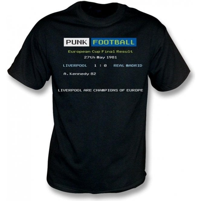Liverpool 1981 Ceefax T-Shirt