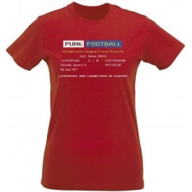 Liverpool 2019 Ceefax Womens Slim Fit T-Shirt