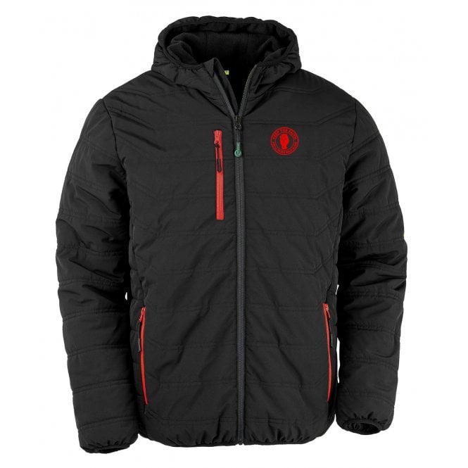 Liverpool Influenced Keep The Faith Embroidered Stadium Recycled Winter Jacket