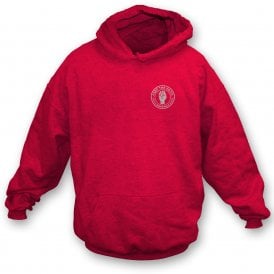 Liverpool Influenced Keep The Faith Embroidered Terrace Kids Varsity Hoodie