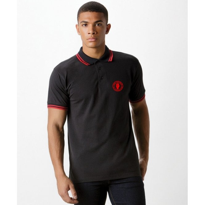 Liverpool Influenced Keep The Faith Embroidered Terrace Polo Shirt