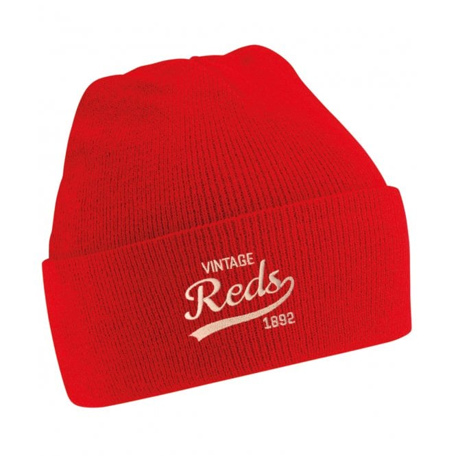Liverpool Influenced Vintage Logo Embroidered Terrace Kids Beanie