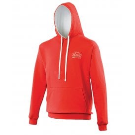 Liverpool Influenced Vintage Logo Embroidered Terrace Varsity Hoodie