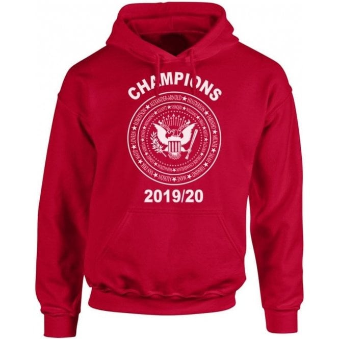 Liverpool Premier League Champions 2019/20 (Ramones Style) Kids Hooded Sweatshirt