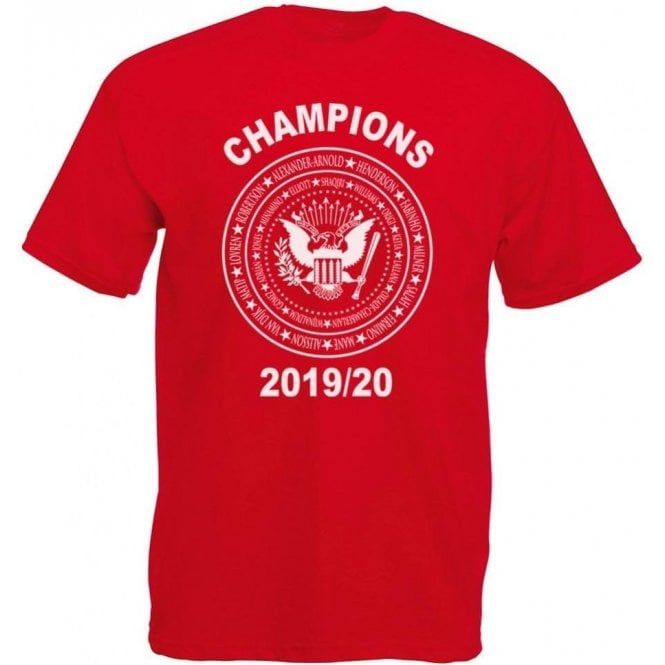 Liverpool Premier League Champions 2019/20 (Ramones Style) T-Shirt