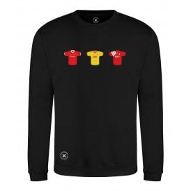 Liverpool Retro Football Kits (True Colours Collab) Organic Sweatshirt