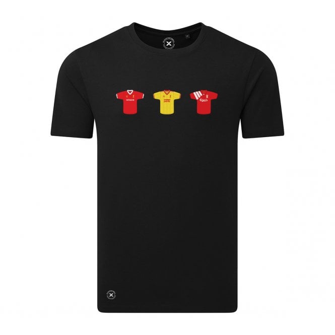 Liverpool Retro Football Kits (True Colours Collab) Organic T-Shirt