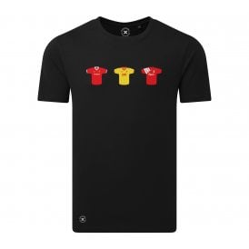Liverpool Retro Football Kits (True Colours Collab) Organic T-Shirt