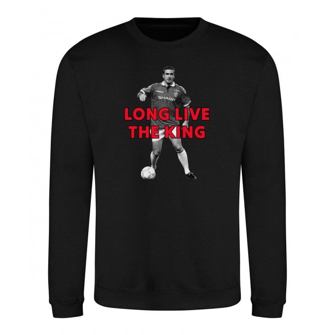 Long Live The King (Eric Cantona - Manchester United Influenced) Kids Sweatshirt