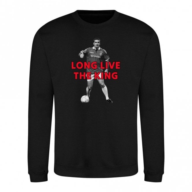 Long Live The King (Eric Cantona - Manchester United Influenced) Organic Sweatshirt