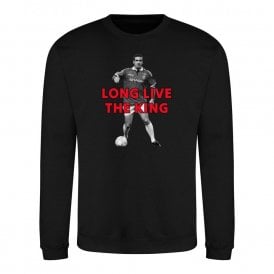 Long Live The King (Eric Cantona - Manchester United Influenced) Organic Sweatshirt