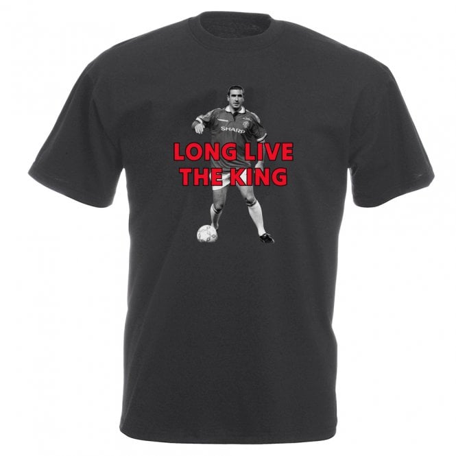 Long Live The King (Eric Cantona - Manchester United Influenced) Vintage Wash T-Shirt