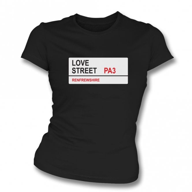 Love Street PA3 (St. Mirren) Womens Slim Fit T-Shirt
