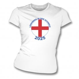 Lowinnen In Der Schweiz (England Euro 2025 Influenced) Organic Womens Slim Fit T-Shirt