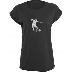 Lucy Bronze (England) Art Print Womens Extended Shoulder T-Shirt