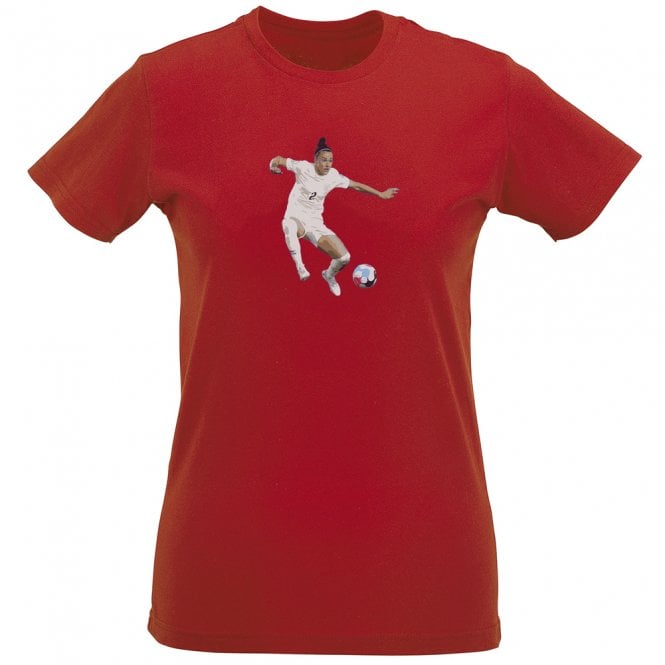 Lucy Bronze (England) Art Print Womens Slim Fit T-Shirt