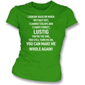 Lustig You're The One (Celtic) Chant Womens Slim Fit T-Shirt