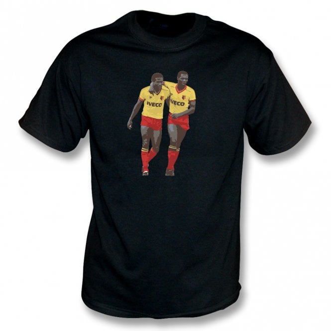 Luther Blissett & John Barnes Art Print (Watford) Kids T-Shirt