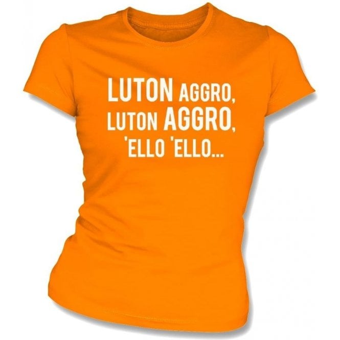 Luton Aggro Womens Slim Fit T-Shirt