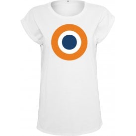 Luton Classic Mod Target Womens Extended Shoulder T-Shirt