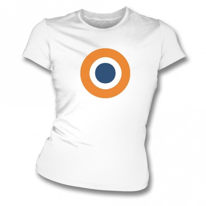 Luton Classic Mod Target Womens Slim Fit T-Shirt