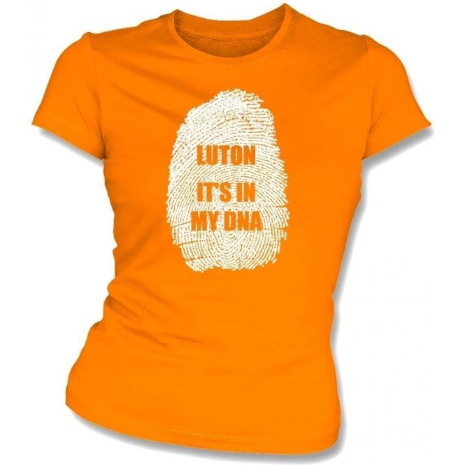 Luton - It's In My DNA Womens Slim Fit T-Shirt