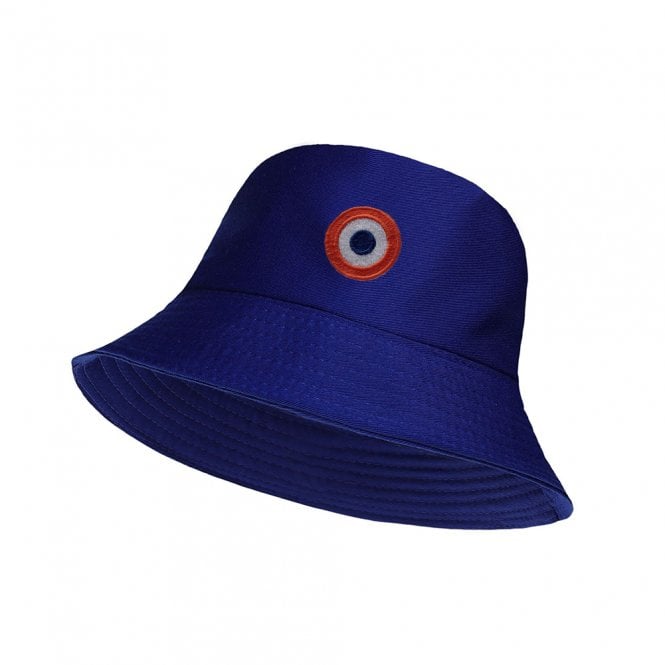Luton Town Influenced Mod Target Embroidered Terrace Bucket Hat