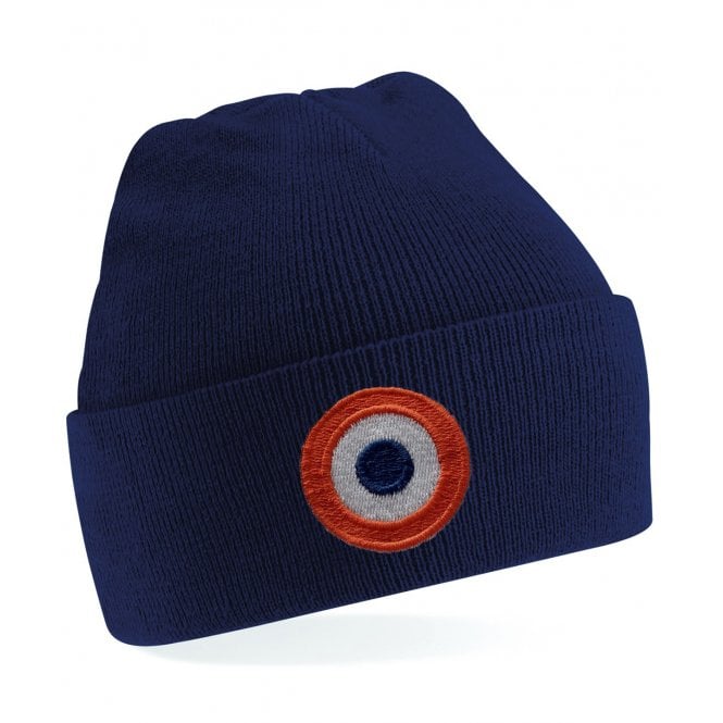 Luton Town Influenced Mod Target Embroidered Terrace Kids Beanie