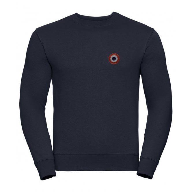 Luton Town Influenced Mod Target Embroidered Terrace Sweatshirt