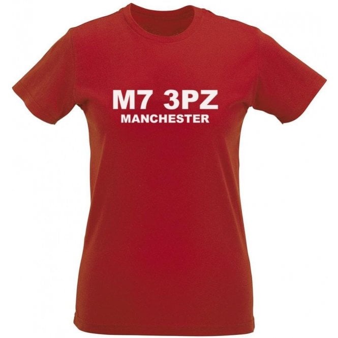 M7 3PZ Manchester Womens Slim Fit T-Shirt (Salford City)