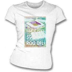 Madejski Stadium RG2 OFL (Reading) Women's Slim Fit T-shirt