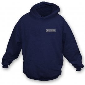 Maine Road (Oasis Influenced) Embroidered Hooded Sweatshirt