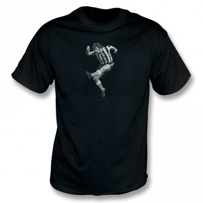 Malcolm Macdonald "Supermac" Art Print (Newcastle United) Kids T-Shirt