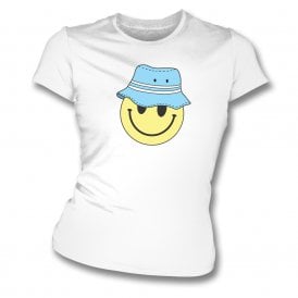 Manchester City Bucket Hat Smiley Womens Slim Fit T-Shirt