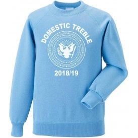 Manchester City Domestic Treble 2018/19 (Ramones Style) Sweatshirt