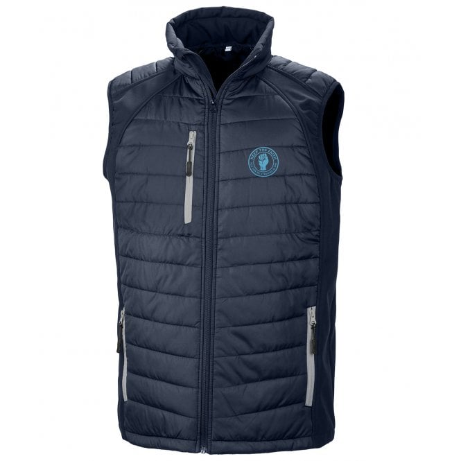 Manchester City Influenced Keep The Faith Embroidered Terrace Gilet