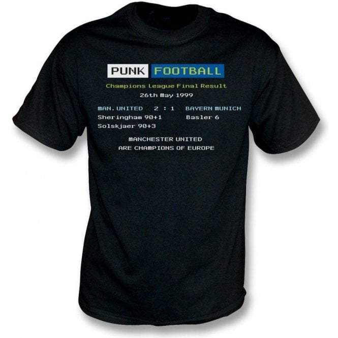 Manchester United 1999 Ceefax Kids T-Shirt