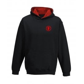 Manchester United Influenced Keep The Faith Embroidered Terrace Kids Varsity Hoodie
