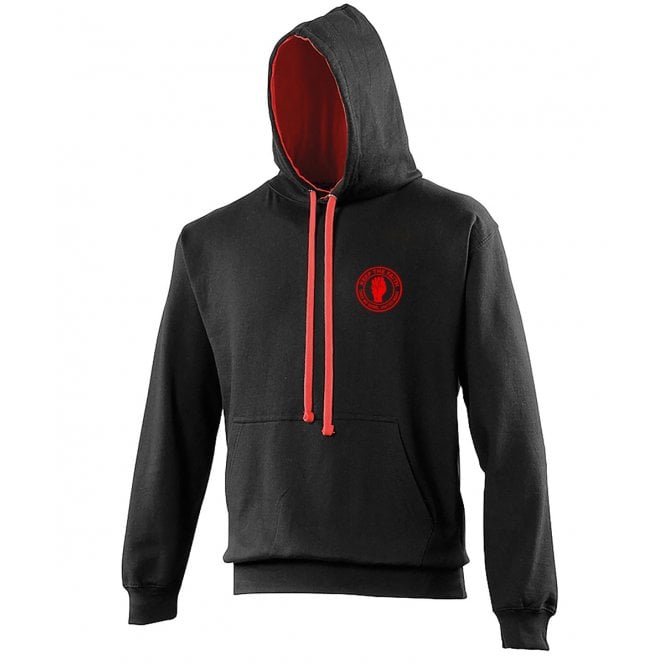 Manchester United Influenced Keep The Faith Embroidered Terrace Varsity Hoodie