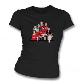 Manchester United Legends Womens Slim Fit T-Shirt