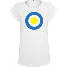 Mansfield Classic Mod Target Womens Extended Shoulder T-Shirt