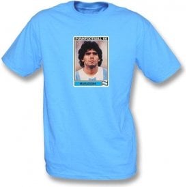 Maradona 1986 (Argentina) Football Sticker T-Shirt