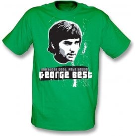 Maradona Good, Pele Better, George Best T-Shirt (Green)