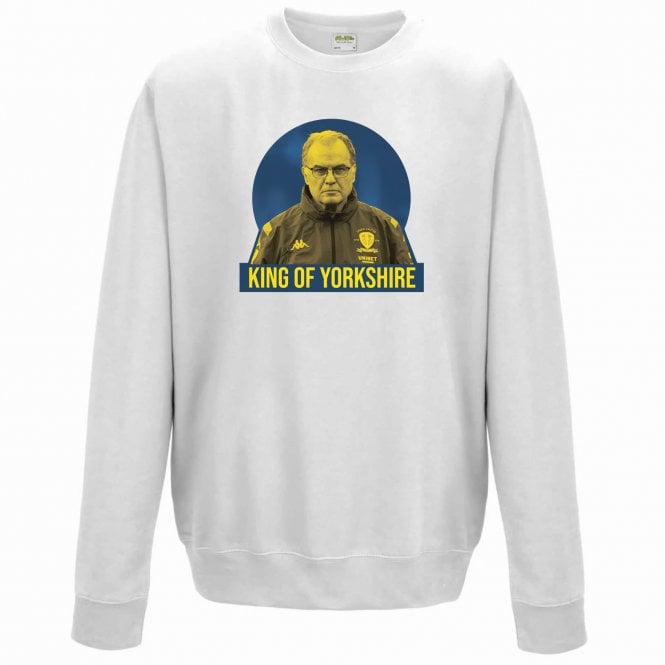 Marcelo Bielsa - King Of Yorkshire (Leeds United) Kids Sweatshirt